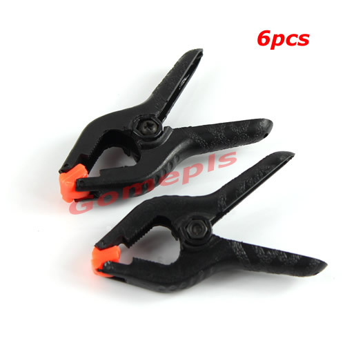 F85 ο 6 PCS ϵ öƽ ũ  Ŭ Ʈ DIY  ׸ Ŭ/F85 New 6 PCS Hard Plastic Micro Spring Clamps Set DIY Tools Grip Clips